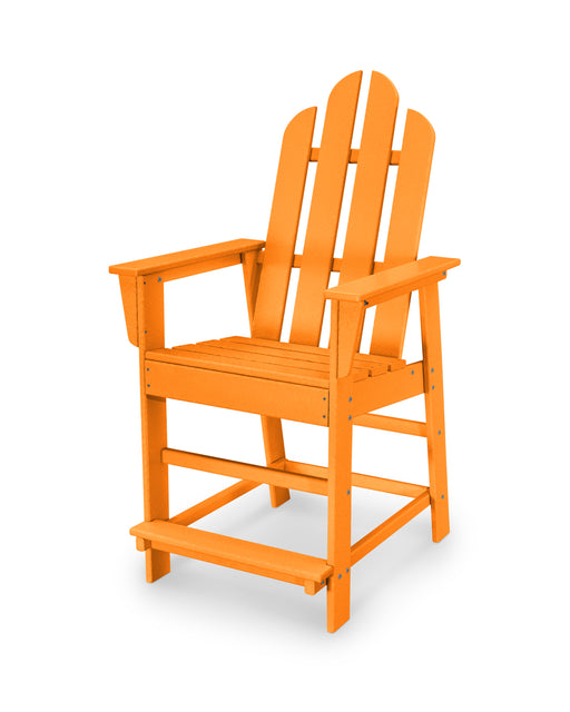 POLYWOOD Long Island Counter Chair in Tangerine image