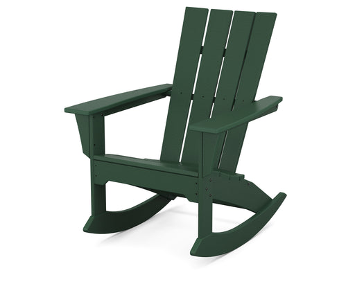 POLYWOOD Quattro Adirondack Rocking Chair in Green image