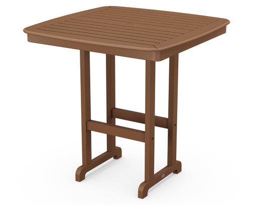 POLYWOOD Nautical 44" Bar Table in Teak image