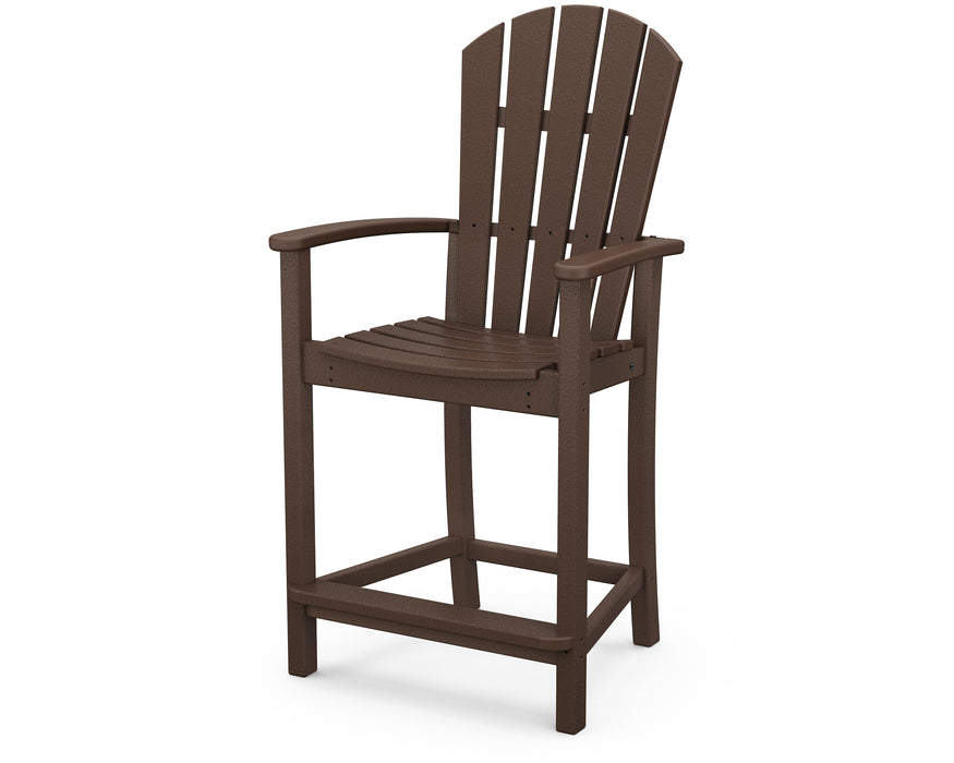 POLYWOOD Palm Coast Counter Chair in Mahogany image