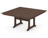 POLYWOOD Farmhouse Trestle 59" Dining Table in Mahogany image