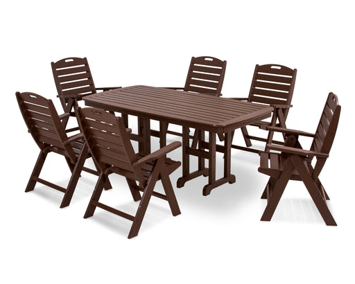 POLYWOOD Nautical 7-Piece Dining Set in Mahogany image