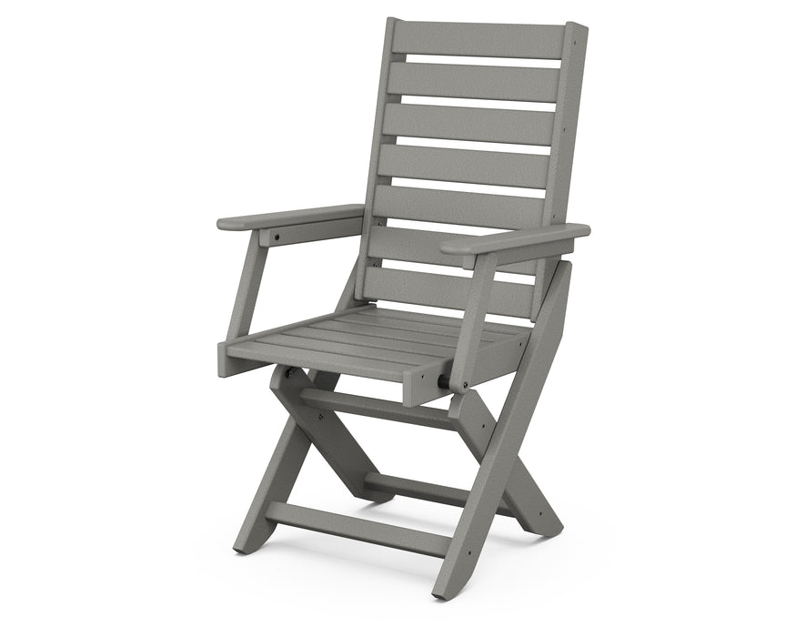 POLYWOOD Captain Dining Chair in Slate Grey