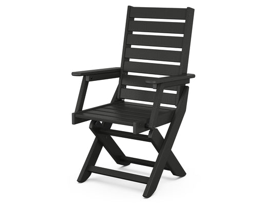 POLYWOOD Captain Dining Chair in Black image