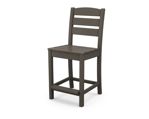 POLYWOOD Lakeside Counter Side Chair in Vintage Coffee image