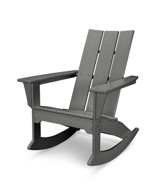 POLYWOOD Modern Adirondack Rocker in Slate Grey image