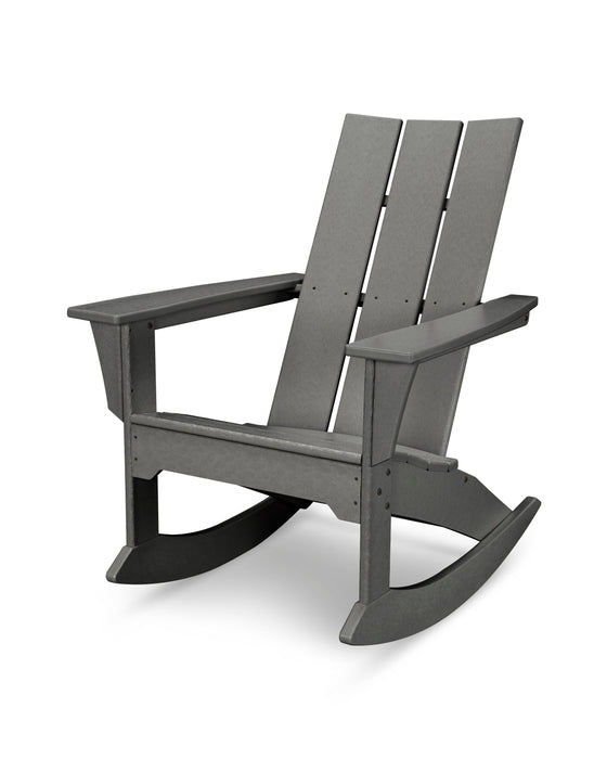 POLYWOOD Modern Adirondack Rocker in Slate Grey image