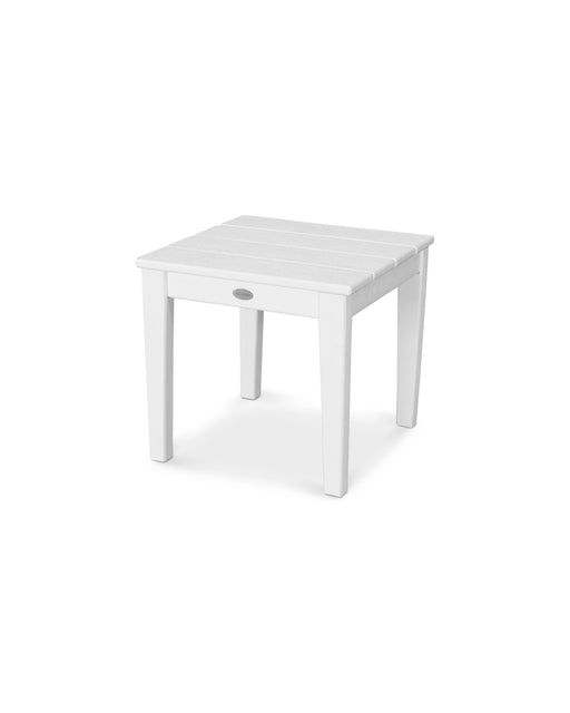 POLYWOOD Newport 18" End Table in Vintage White image