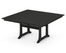 POLYWOOD Farmhouse Trestle 59" Dining Table in Black image