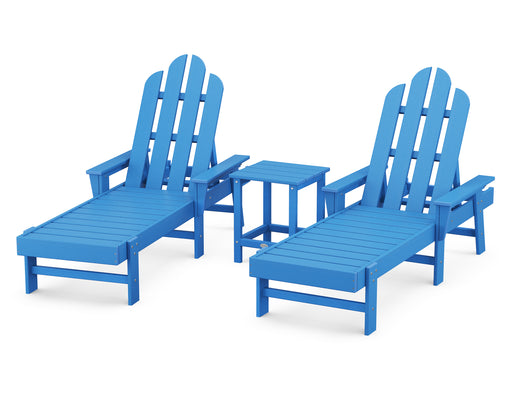 POLYWOOD Long Island Chaise 3-Piece Set in Pacific Blue image