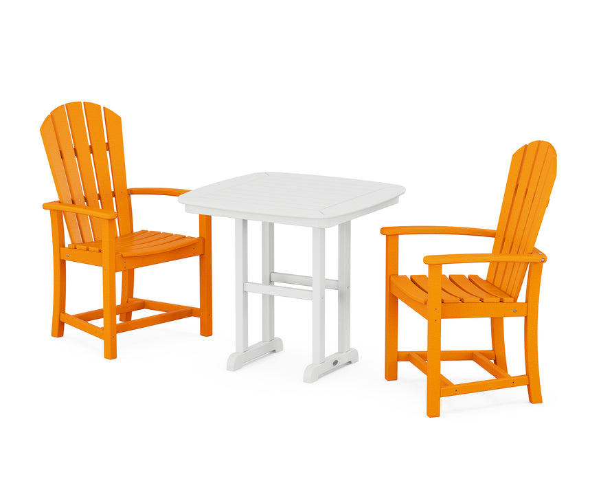 POLYWOOD Palm Coast 3-Piece Dining Set in Tangerine image