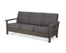 POLYWOOD Harbour Deep Seating Sofa in Vintage Coffee / Ash Charcoal image