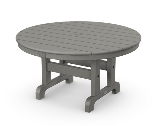 POLYWOOD Round 36" Conversation Table in Slate Grey image