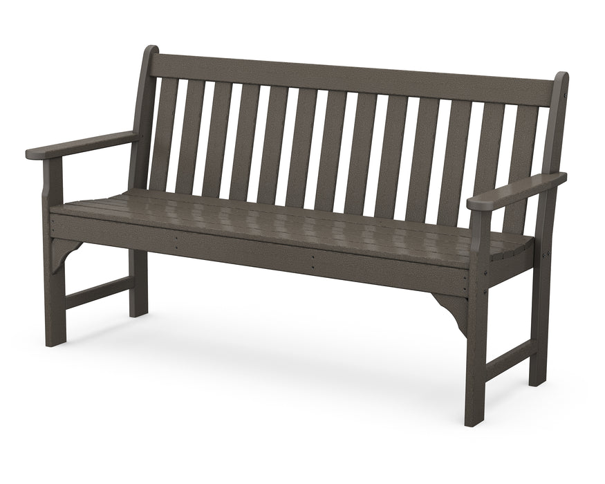 POLYWOOD Vineyard 60" Bench in Vintage Coffee