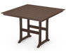 POLYWOOD Farmhouse Trestle 59" Bar Table in Mahogany image