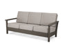 POLYWOOD Harbour Deep Seating Sofa in Vintage Coffee / Weathered Tweed image