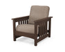 POLYWOOD Mission Chair in Mahogany / Spiced Burlap image
