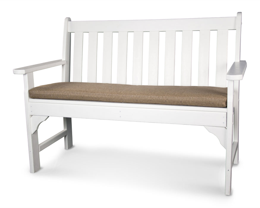 Ateeva Ateeva 45" x 18" Outdoor Bench and Swing Seat Cushion by POLYWOOD in Sesame