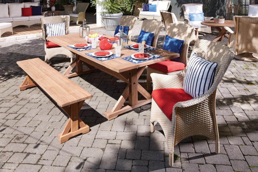 TEAK 79" DINING BENCH