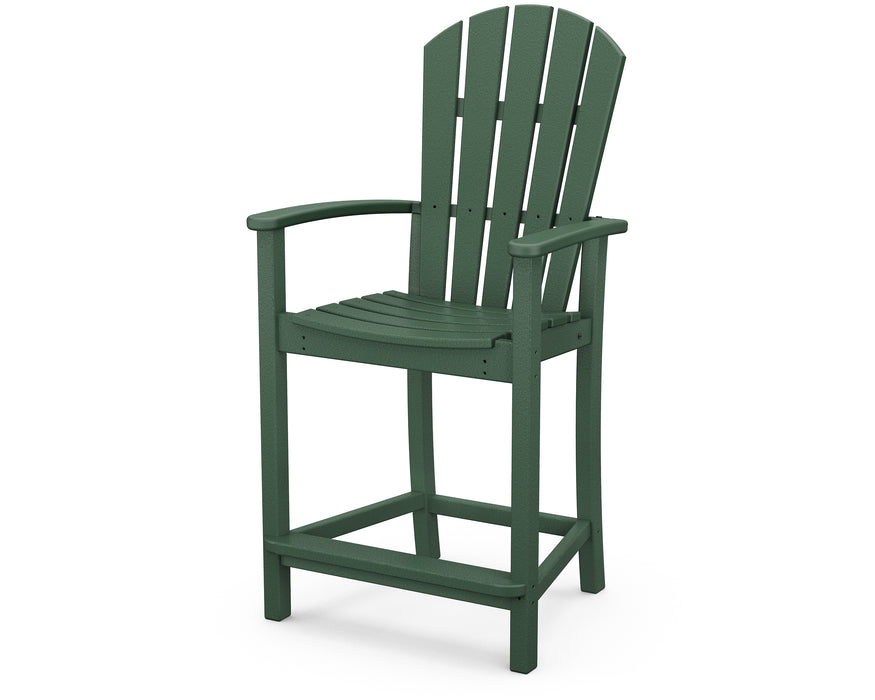 POLYWOOD Palm Coast Counter Chair in Green image