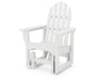 POLYWOOD Classic Adirondack Glider Chair in White image