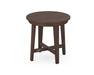 POLYWOOD Newport 19" Round End Table in Mahogany image