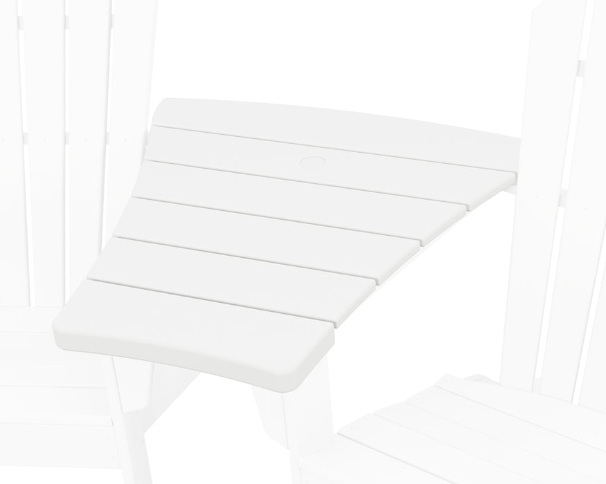 POLYWOOD Angled Adirondack Connecting Table in White image