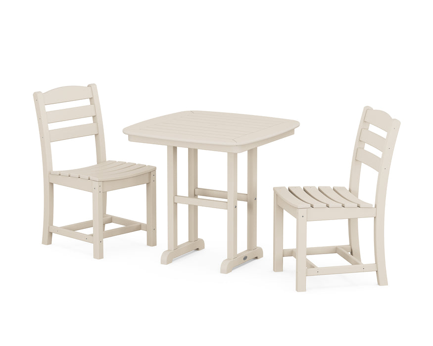 POLYWOOD La Casa Cafe Side Chair 3-Piece Dining Set in Sand image