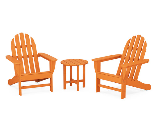 POLYWOOD Classic Adirondack 3-Piece Set in Tangerine image