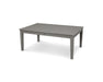 POLYWOOD Newport 28" x 42" Coffee Table in Slate Grey image