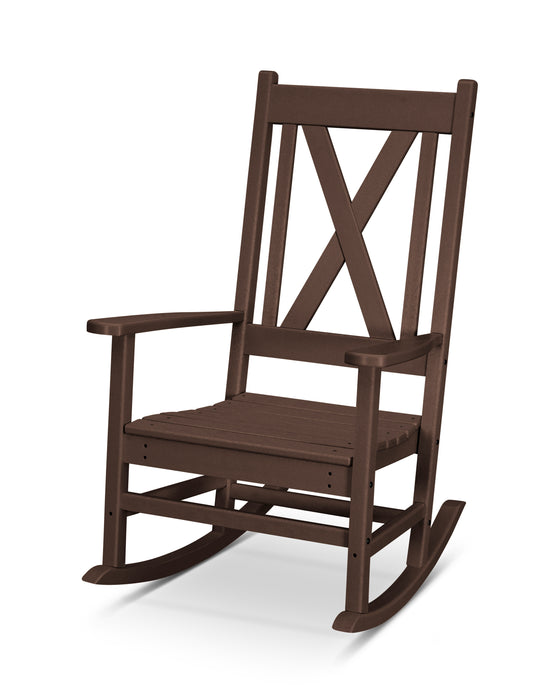 POLYWOOD Braxton Porch Rocking Chair in Mahogany image