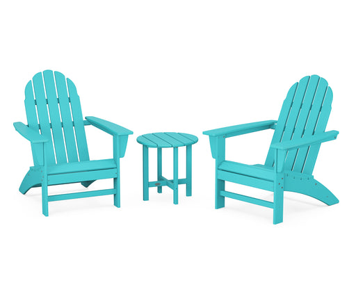 POLYWOOD Vineyard 3-Piece Adirondack Set in Aruba image