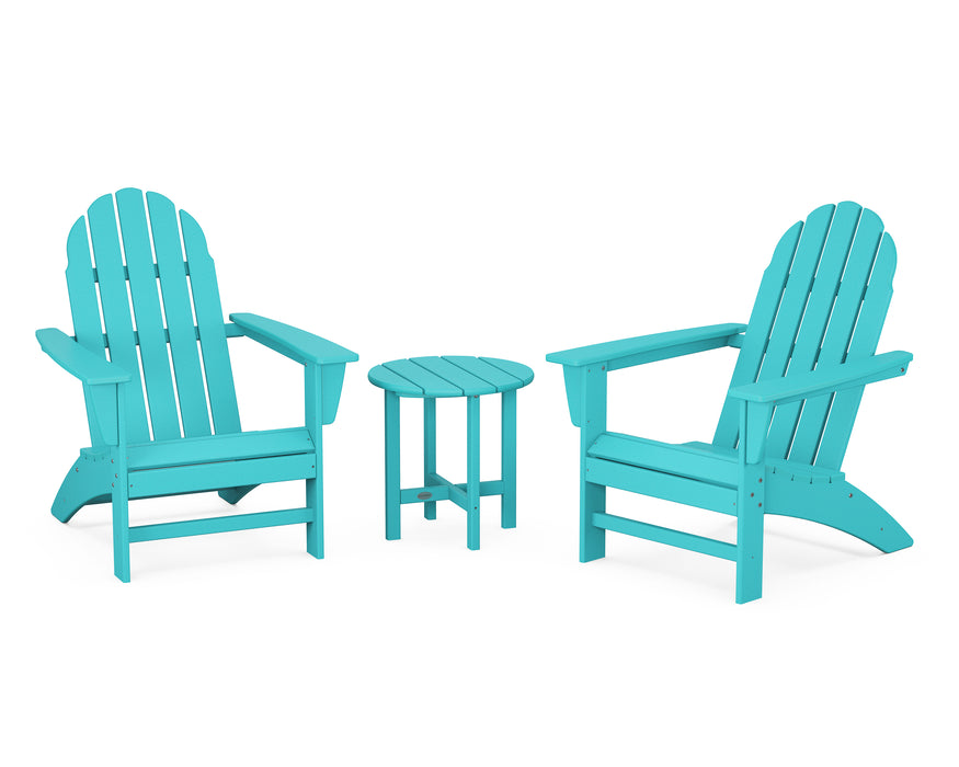 POLYWOOD Vineyard 3-Piece Adirondack Set in Aruba image