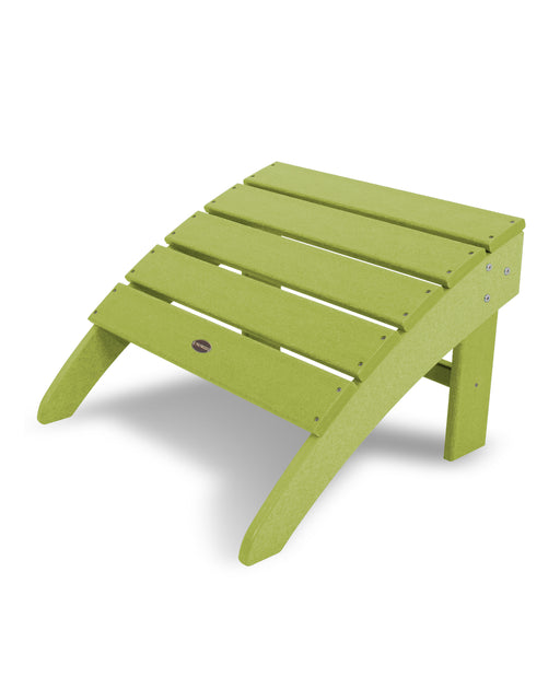 POLYWOOD South Beach Adirondack Ottoman in Lime image