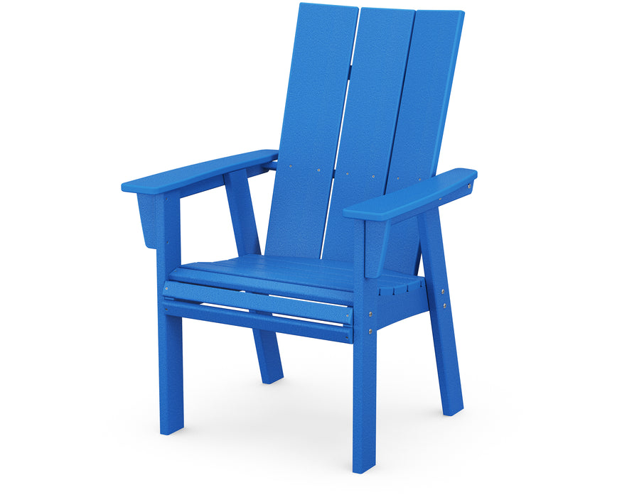 POLYWOOD Modern Curveback Adirondack Dining Chair in Pacific Blue image