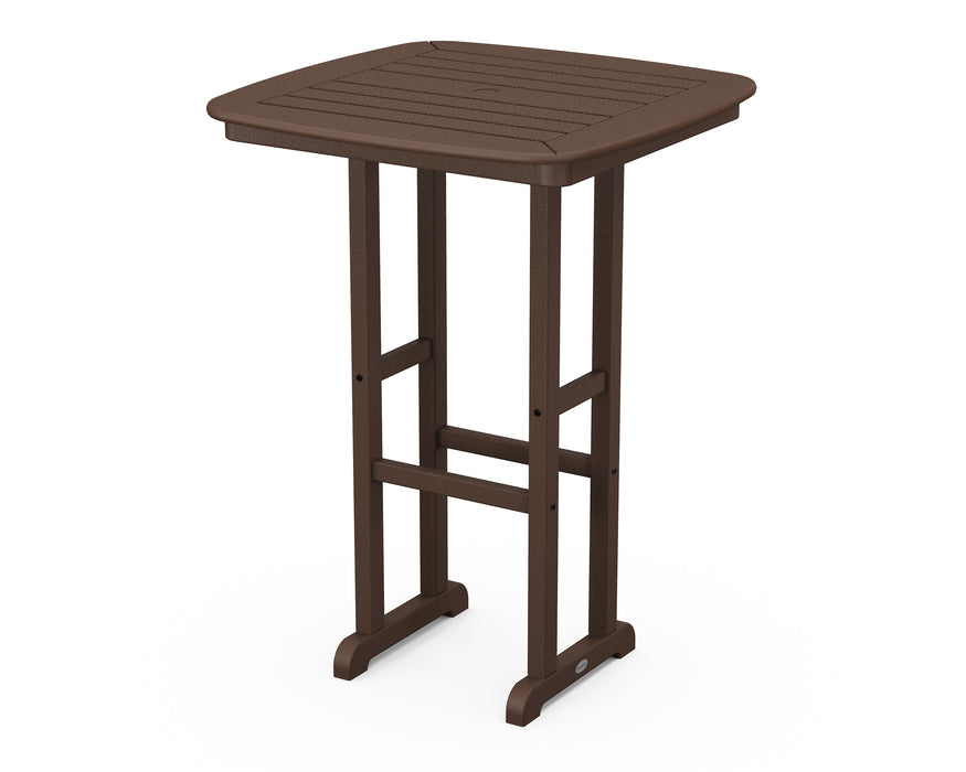 POLYWOOD Nautical 31" Bar Table in Mahogany image