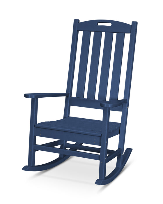 POLYWOOD Nautical Porch Rocking Chair in Navy image