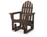 POLYWOOD Classic Adirondack Glider Chair in Mahogany image