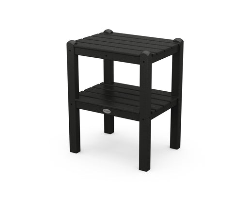 POLYWOOD Two Shelf Side Table in Black image