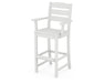 POLYWOOD Lakeside Bar Arm Chair in White image