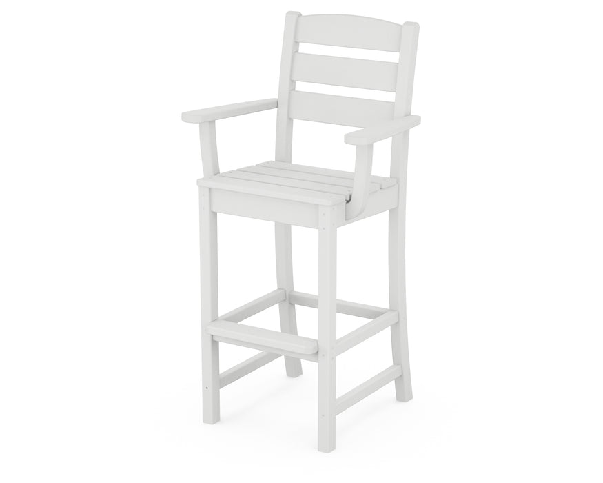 POLYWOOD Lakeside Bar Arm Chair in White