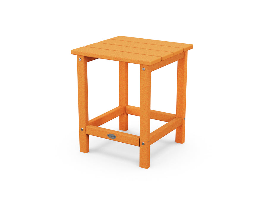 POLYWOOD Long Island 18" Side Table in Tangerine image