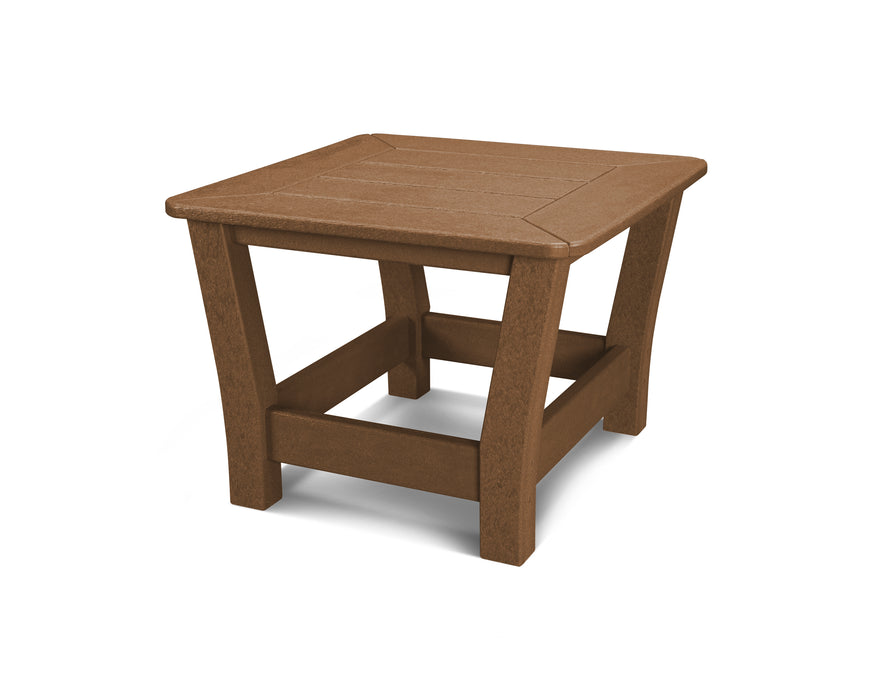 POLYWOOD Harbour Slat End Table in Teak image