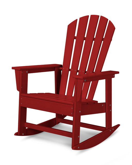 POLYWOOD South Beach Rocking Chair in Crimson Red image