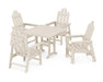 POLYWOOD Long Island 5-Piece Farmhouse Dining Set in Sand image