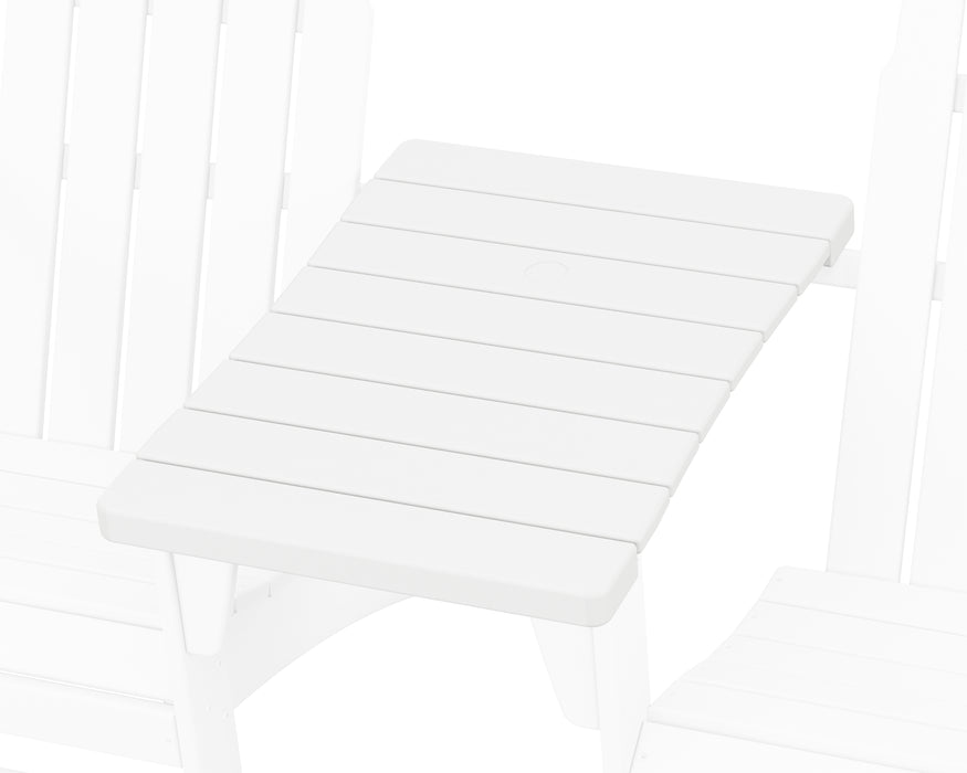 POLYWOOD 400 Series Straight Adirondack Connecting Table in White