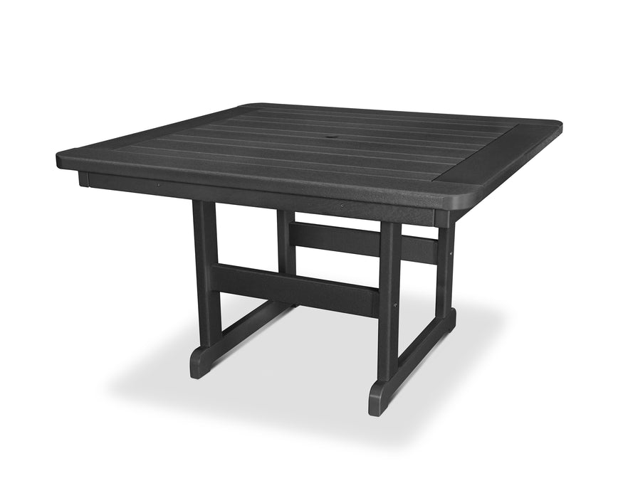 POLYWOOD Park 48" Square Table in Black image