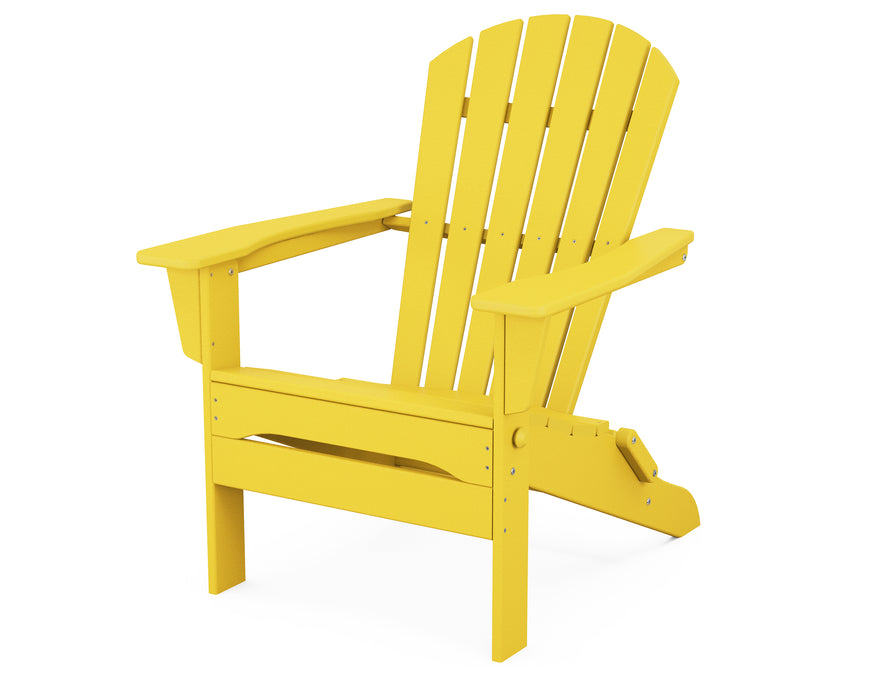 POLYWOOD South Beach Folding Adirondack Chair in Lemon image