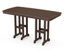 POLYWOOD Nautical 37" x 72" Counter Table in Mahogany image