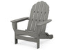 POLYWOOD Classic Oversized Folding Adirondack Chair in Slate Grey image